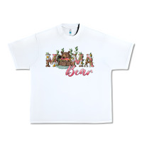 White Mama bear with daisy Urban Heavy Tee - RanaPortraitStore