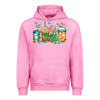 Fuchsia Pink dental life coffee cups Urban Hoodie - Jasminsmagicworld