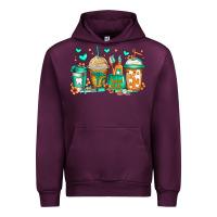 Mauve Wine dental life coffee cups Urban Hoodie - Jasminsmagicworld