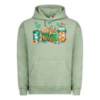 Pigment Oil Green dental life coffee cups Urban Hoodie - Jasminsmagicworld