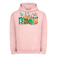 Pigment Salmon dental life coffee cups Urban Hoodie - Jasminsmagicworld