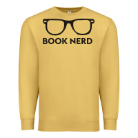 Antique Gold book nerd Premium Sweatshirt - artisFamous