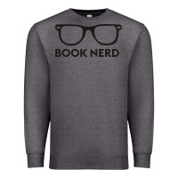 Charcoal Heather book nerd Premium Sweatshirt - artisFamous