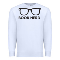 White book nerd Premium Sweatshirt - artisFamous