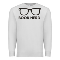 Dove Grey book nerd Premium Sweatshirt - artisFamous