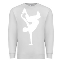 Dove Grey breakdancer Premium Sweatshirt - artisFamous