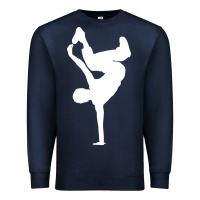 Navy breakdancer Premium Sweatshirt - artisFamous