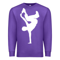 Purple breakdancer Premium Sweatshirt - artisFamous