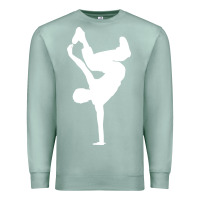 Seafoam breakdancer Premium Sweatshirt - artisFamous