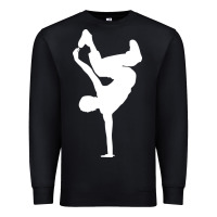 Black breakdancer Premium Sweatshirt - artisFamous
