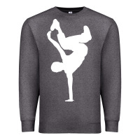 Charcoal Heather breakdancer Premium Sweatshirt - artisFamous