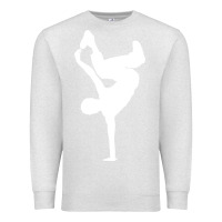 Oatmeal Heather breakdancer Premium Sweatshirt - artisFamous