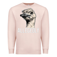Pale Pink letterkenny allegedly ostrich funny Premium Sweatshirt - artisFamous
