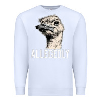 White letterkenny allegedly ostrich funny Premium Sweatshirt - artisFamous