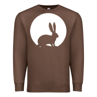 Chestnut bunny and full moon funny Premium Sweatshirt - artisFamous