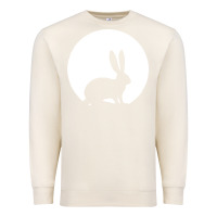 Sandshell bunny and full moon funny Premium Sweatshirt - artisFamous