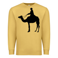 Antique Gold camel rider Premium Sweatshirt - artisFamous