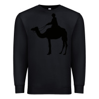 Black camel rider Premium Sweatshirt - artisFamous