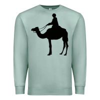 Seafoam camel rider Premium Sweatshirt - artisFamous