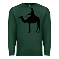 Sports Green camel rider Premium Sweatshirt - artisFamous