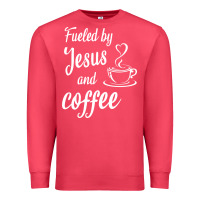 Cardinal Fueled by jesus and coffee Premium Sweatshirt - artisFamous