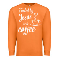 Carrot Fueled by jesus and coffee Premium Sweatshirt - artisFamous