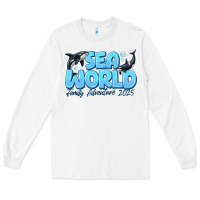 White Sea World Family Adventure 2025 Long Sleeve Tee - CowhideDigitalArt