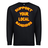 Black bandidos support your local texas Premium Sweatshirt - artisFamous