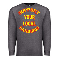 Charcoal Heather bandidos support your local texas Premium Sweatshirt - artisFamous