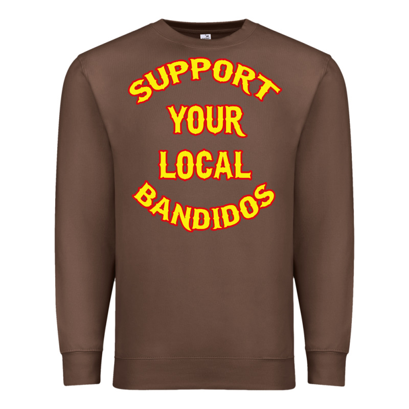 Bandidos Support Your Local Texas Premium Sweatshirt by artisFamous | Teevron