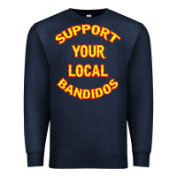Navy bandidos support your local texas Premium Sweatshirt - artisFamous