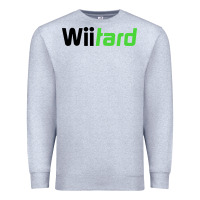 Heather Grey wii tard Premium Sweatshirt - artisFamous