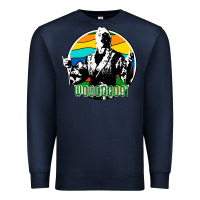 Navy woooo ric flair Premium Sweatshirt - artisFamous