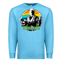 Ocean Blue woooo ric flair Premium Sweatshirt - artisFamous