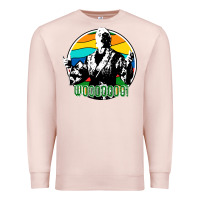 Pale Pink woooo ric flair Premium Sweatshirt - artisFamous