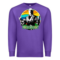 Purple woooo ric flair Premium Sweatshirt - artisFamous