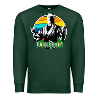 Sports Green woooo ric flair Premium Sweatshirt - artisFamous
