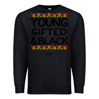 Black young gifted and black african american men Premium Sweatshirt - artisFamous