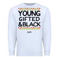 White young gifted and black african american men Premium Sweatshirt - artisFamous