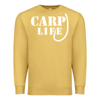 Antique Gold carp life funny fish fishing Premium Sweatshirt - artisFamous