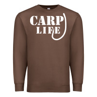 Chestnut carp life funny fish fishing Premium Sweatshirt - artisFamous