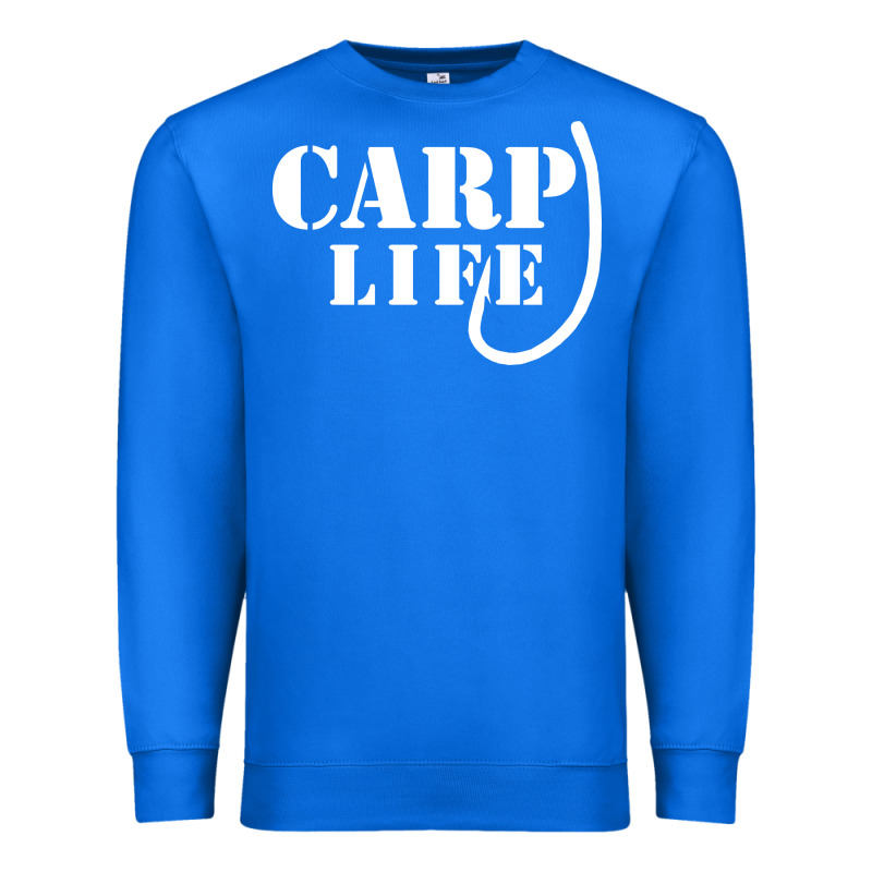 Carp Life Funny Fish Fishing Premium Sweatshirt by artisFamous | Teevron
