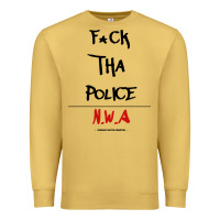 Antique Gold fck tha police Premium Sweatshirt - artisFamous