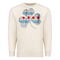 Sandshell irish chicago flag shamrock Premium Sweatshirt - artisFamous