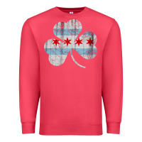 Cardinal irish chicago flag shamrock Premium Sweatshirt - artisFamous