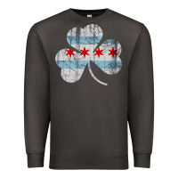 Smoke irish chicago flag shamrock Premium Sweatshirt - artisFamous