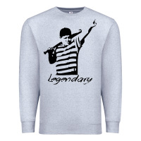 Heather Grey legendary hambino Premium Sweatshirt - artisFamous