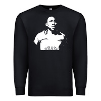 Black Pele Sillhouette Premium Sweatshirt - artisFamous