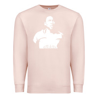 Pale Pink Pele Sillhouette Premium Sweatshirt - artisFamous