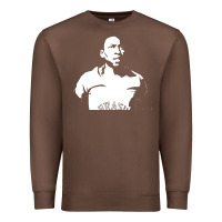 Chestnut Pele Sillhouette Premium Sweatshirt - artisFamous